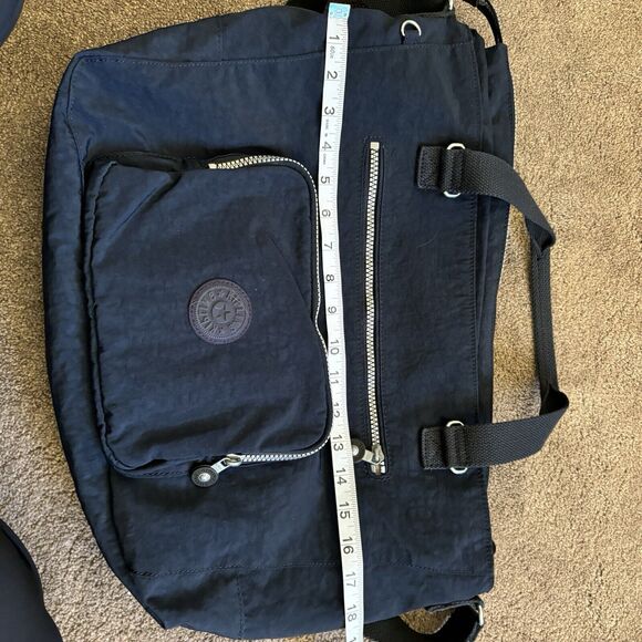 KIPLING Crossbody Tote Bag Medium Blue Travel Maxwell Tote - Picture 7 of 8